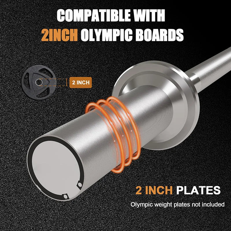 2-inch plates, ideal for squats and hip thrusts