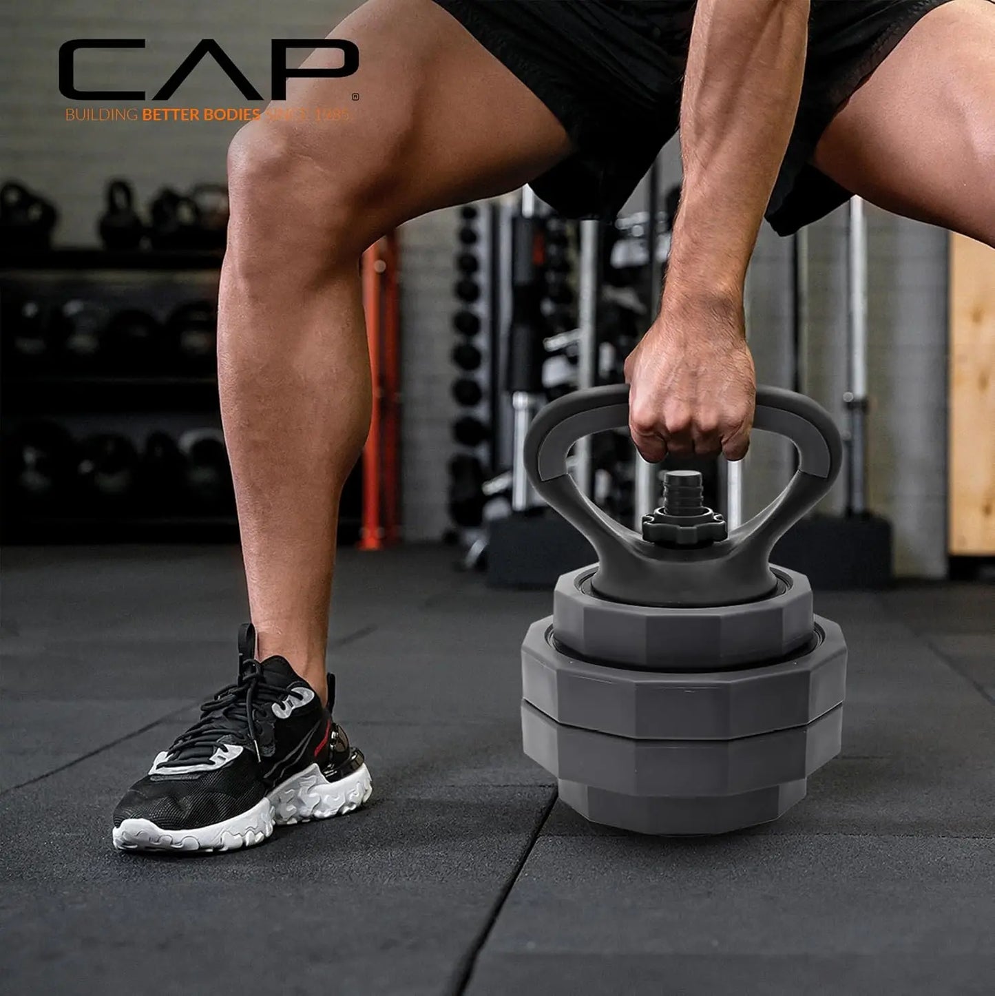 Durable outdoor dumbbell set with adjustable weights, total weight 66 pounds