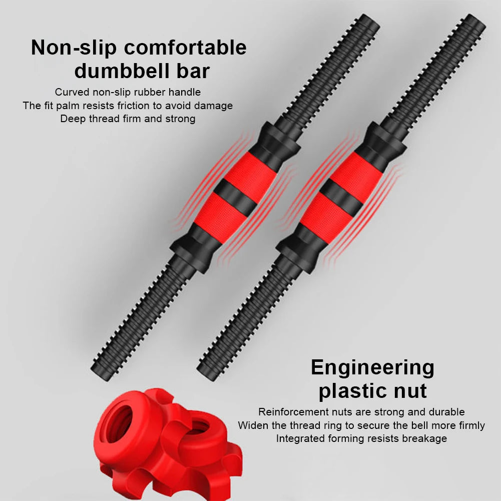 Comfortable grip dumbbell bar pair with non-slip design for effective training.