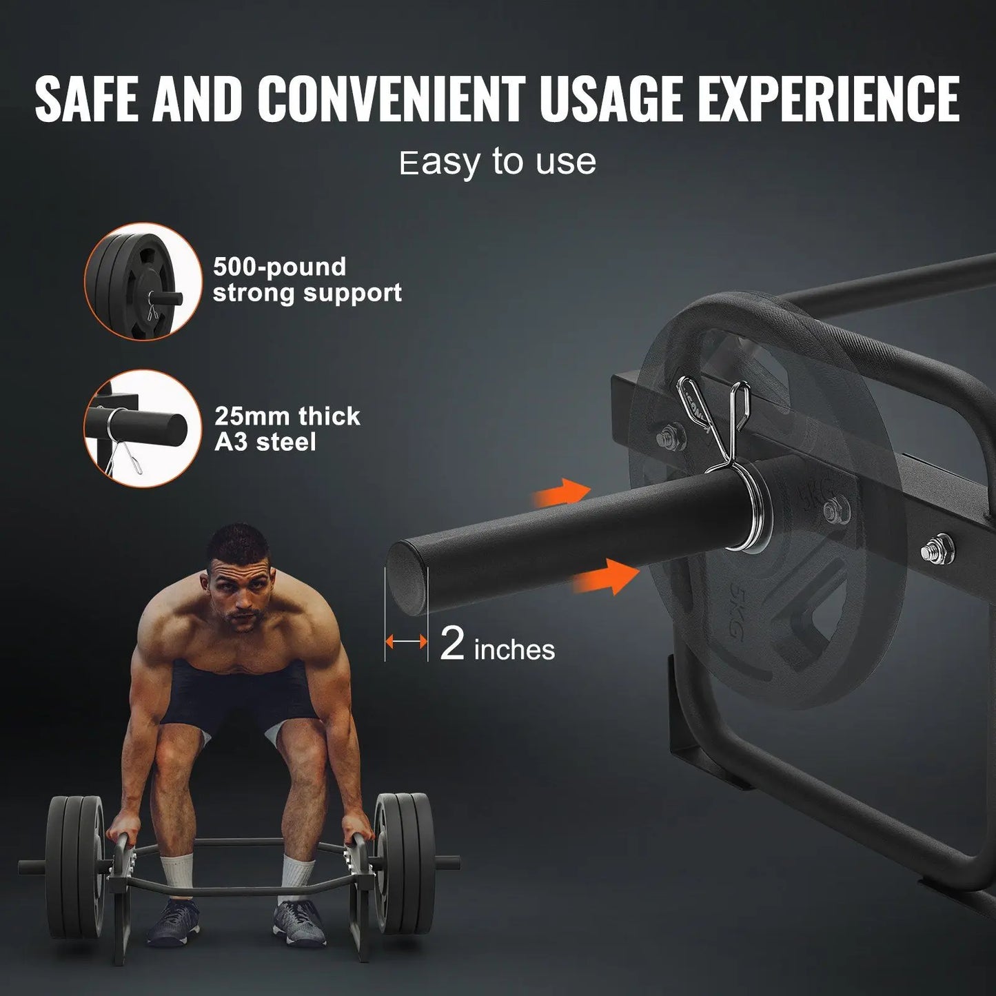 Outdoor trap bar with hex shape for balanced and powerful strength training.