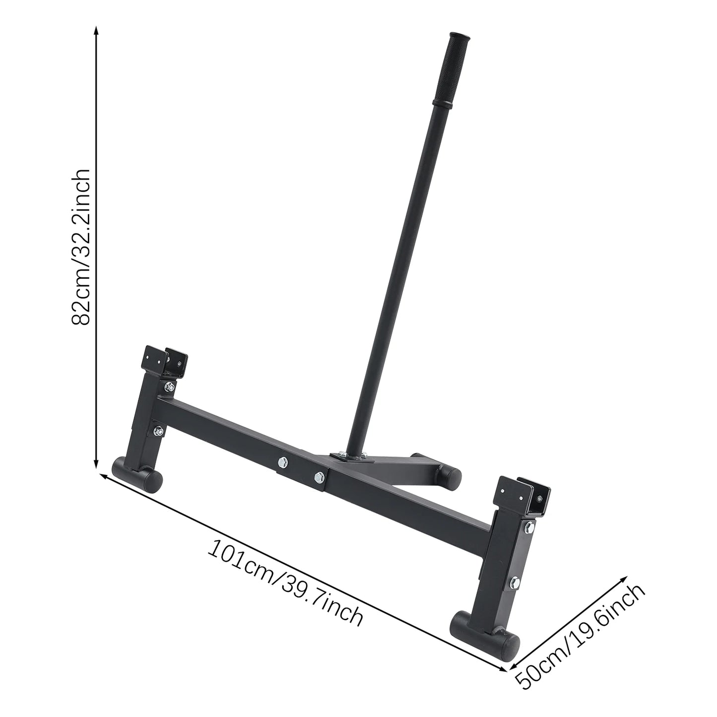 Compact barbell jack with 220 lbs load capacity