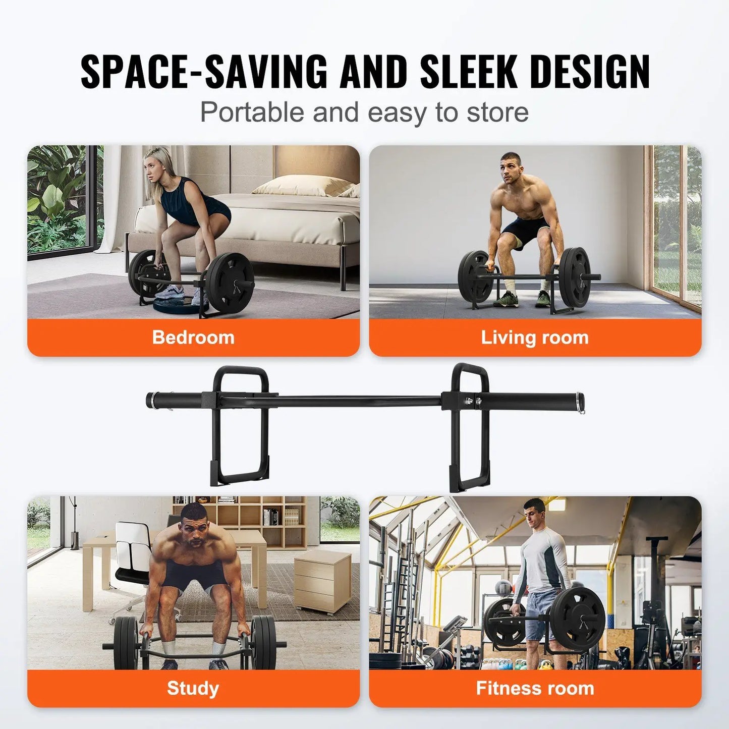 Sturdy hex trap bar designed for outdoor use and intense lifting sessions.