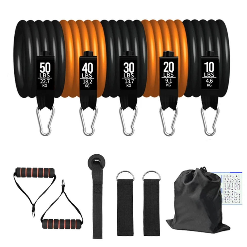 Resistance Tube Bands Set - 150lbs Resistance Bands Yoga set