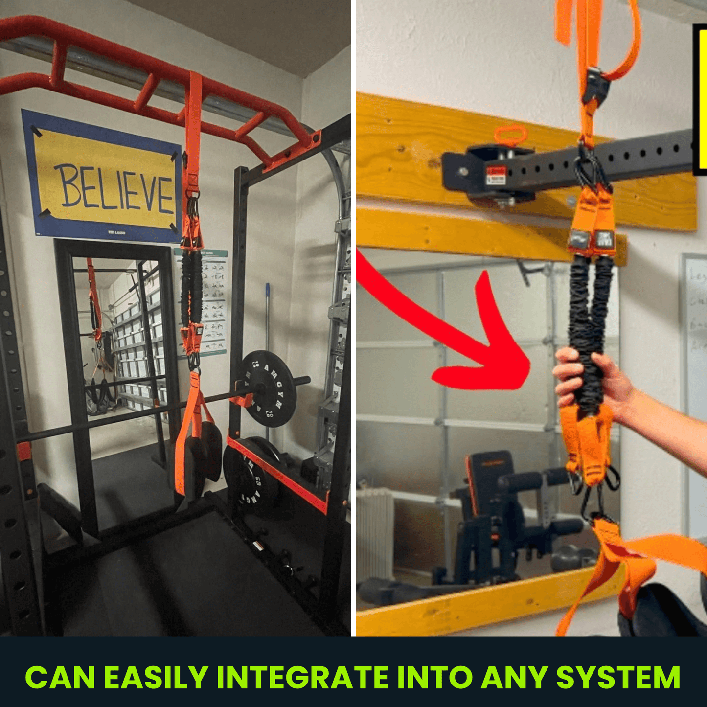 Resistance band set designed for assisted pull-ups and exercises