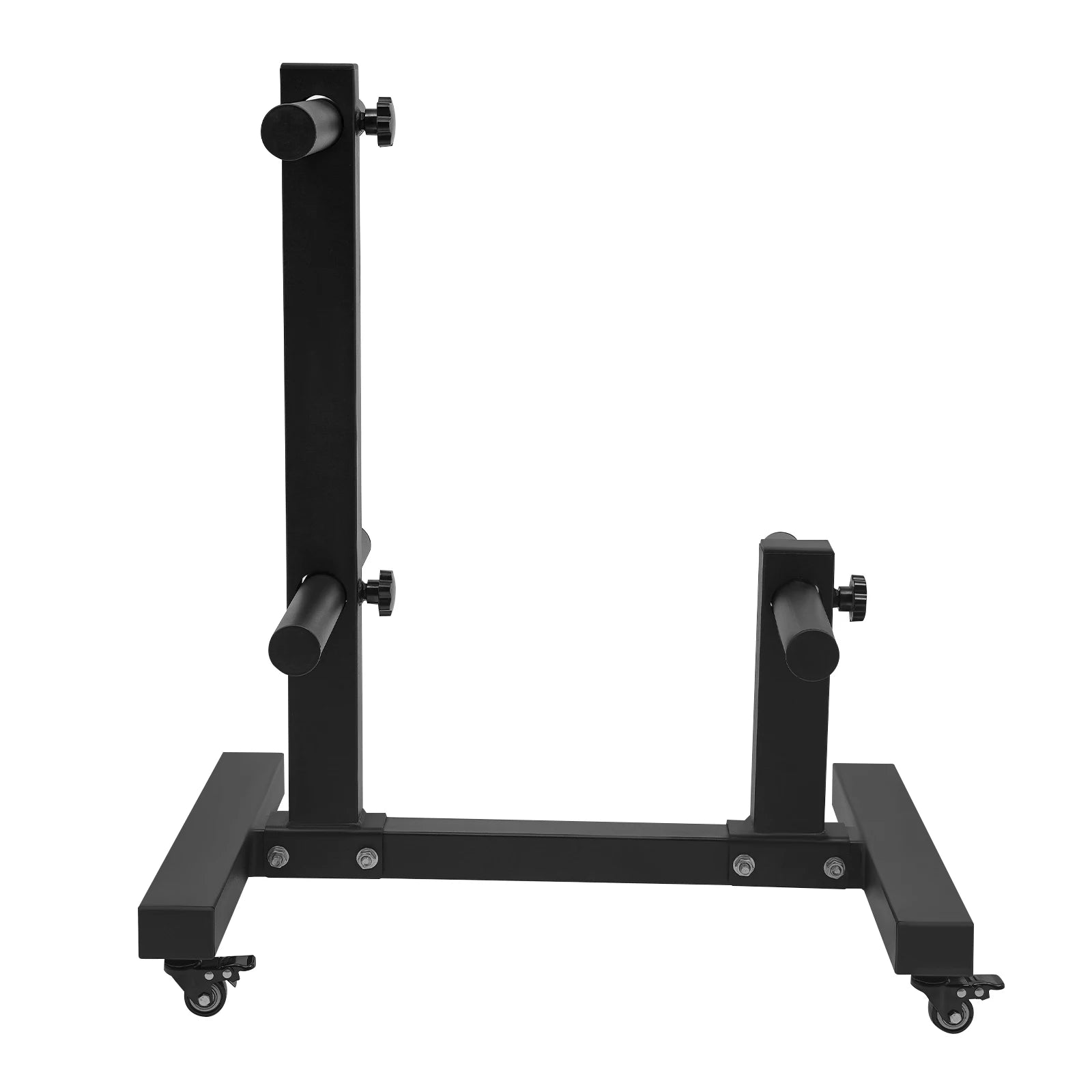 Heavy-duty rolling rack for 2-inch plates, supports up to 1102.3 pounds.
