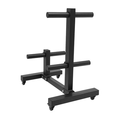 Heavy-duty rolling rack for 2-inch plates, supports up to 1102.3 pounds.