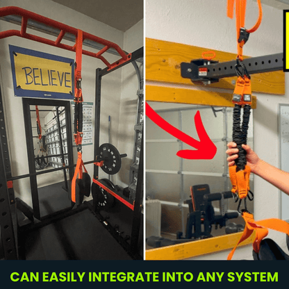 Resistance band set designed for assisted pull-ups and exercises