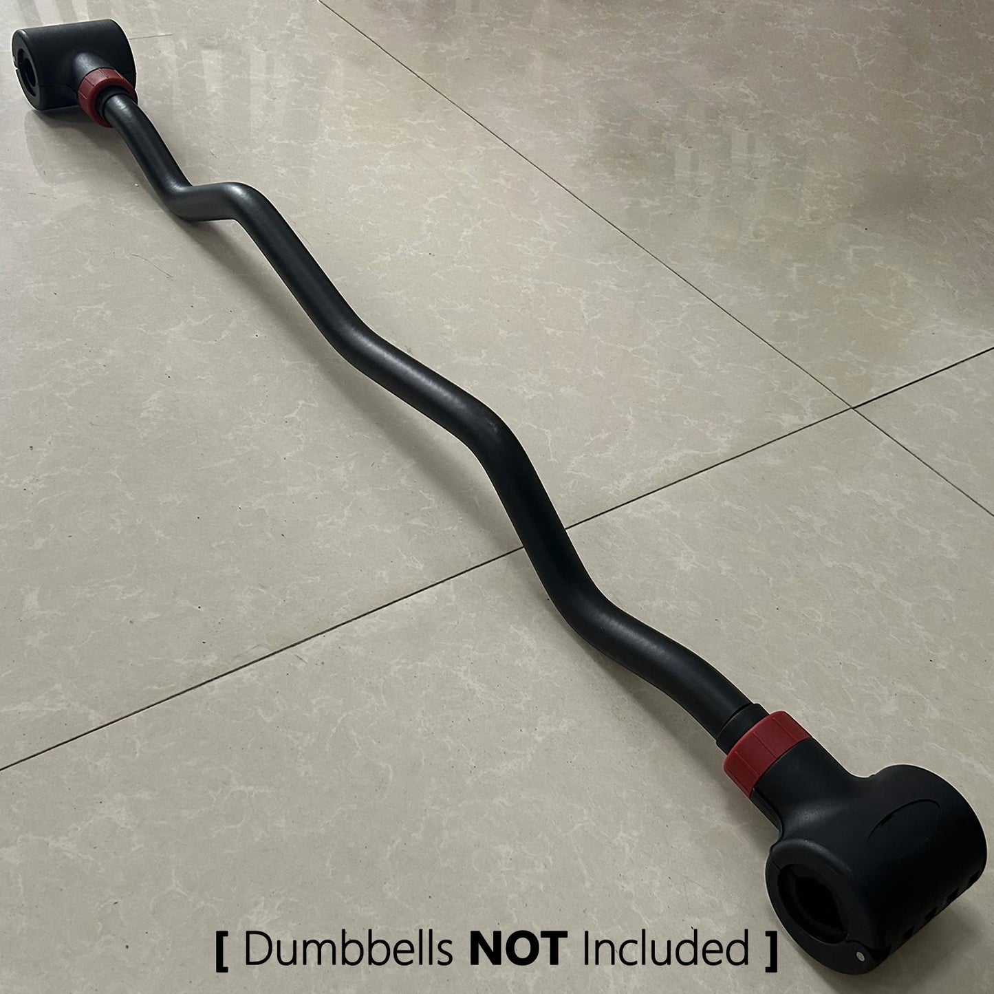 Versatile dumbbell to barbell and kettlebell set for outdoor strength training.